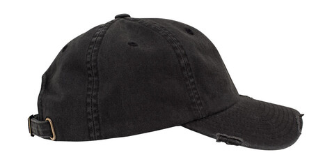 Flexfit Low Profile Destroyed Cap, Black, One Size bedrucken, Art.-Nr. 633681010