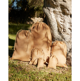 Westford Mill Jute Stuff Bag, Natural, 2XS bedrucken, Art.-Nr. 634280081