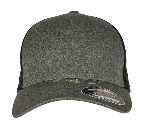 Flexfit Flexfit Unipanel™ Cap, Olive/Black, S/M bedrucken, Art.-Nr. 636685701