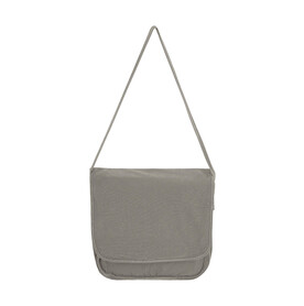 SG ACCESSORIES - BAGS Canvas Messenger, Neutral Grey, One Size bedrucken, Art.-Nr. 637571190