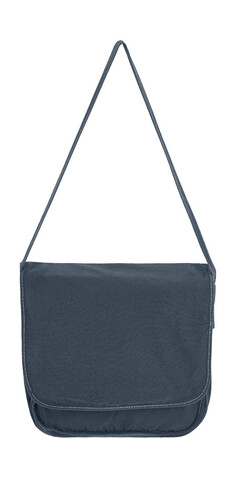 SG ACCESSORIES - BAGS Canvas Messenger, Denim, One Size bedrucken, Art.-Nr. 637572110