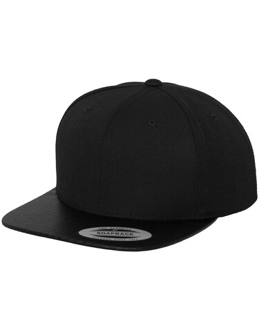 Flexfit Carbon Snapback, Black/Carbon, One Size bedrucken, Art.-Nr. 637681440