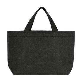 SG ACCESSORIES - BAGS Small Felt Shopper, Charcoal Melange, One Size bedrucken, Art.-Nr. 639571300