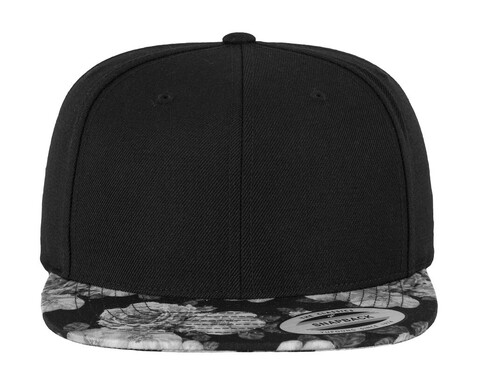 Flexfit Roses Snapback, Black/Grey, One Size bedrucken, Art.-Nr. 640681600
