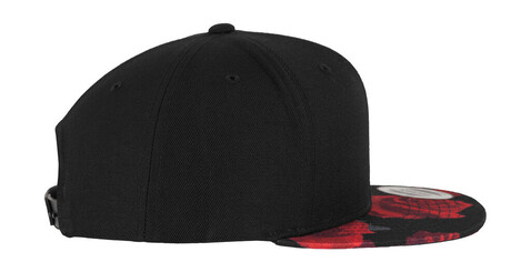 Flexfit Roses Snapback, Black/Red, One Size bedrucken, Art.-Nr. 640681540