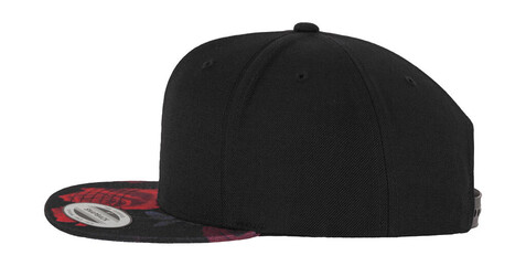 Flexfit Roses Snapback, Black/Red, One Size bedrucken, Art.-Nr. 640681540