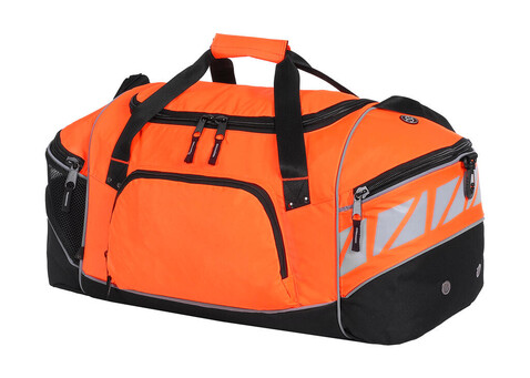 Shugon Daytona Holdall, Hi-Vis Orange/Black, One Size bedrucken, Art.-Nr. 641384650 Shugon Daytona Holdall, Hi-Vis Orange/Black, One Size bedrucken, Art.-Nr. 641384650