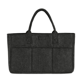 SG ACCESSORIES - BAGS Pocket Felt Shopper, Charcoal Melange, One Size bedrucken, Art.-Nr. 641571300 SG ACCESSORIES - BAGS Pocket Felt Shopper, Charcoal Melange, One Size bedrucken, Art.-Nr. 641571300