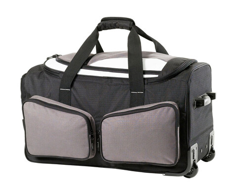 Shugon Detroit Trolley Holdall, Grey/Black, One Size bedrucken, Art.-Nr. 642381480