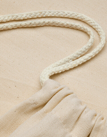 SG ACCESSORIES - BAGS Baby Canvas Cotton Drawstring Backpack, Snowwhite, One Size bedrucken, Art.-Nr. 642570000