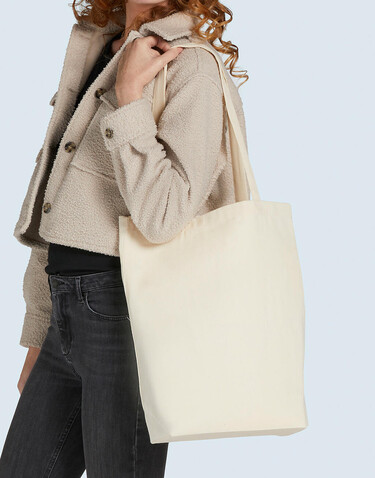 SG ACCESSORIES - BAGS Baby Canvas Cotton Bag LH with Gusset, Snowwhite, One Size bedrucken, Art.-Nr. 643570000