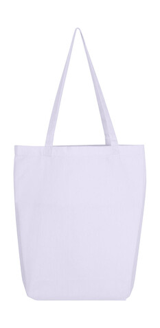 SG ACCESSORIES - BAGS Baby Canvas Cotton Bag LH with Gusset, Snowwhite, One Size bedrucken, Art.-Nr. 643570000