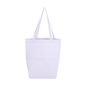 SG ACCESSORIES - BAGS Cotton Bag LH with Gusset, Snowwhite, One Size bedrucken, Art.-Nr. 645570000
