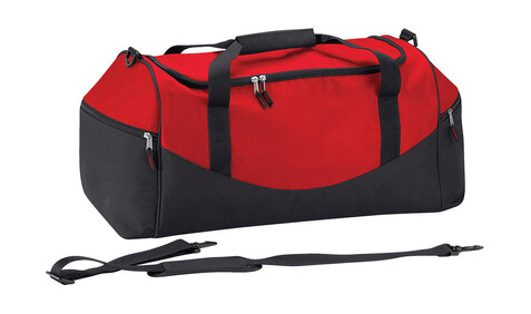 Quadra Teamwear Holdall, Classic Red/Black, One Size bedrucken, Art.-Nr. 647304510