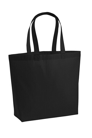 Westford Mill Premium Cotton Maxi Tote, Black, One Size bedrucken, Art.-Nr. 649281010