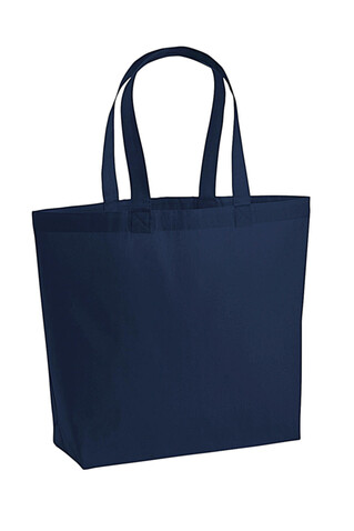 Westford Mill Premium Cotton Maxi Tote, French Navy, One Size bedrucken, Art.-Nr. 649282010