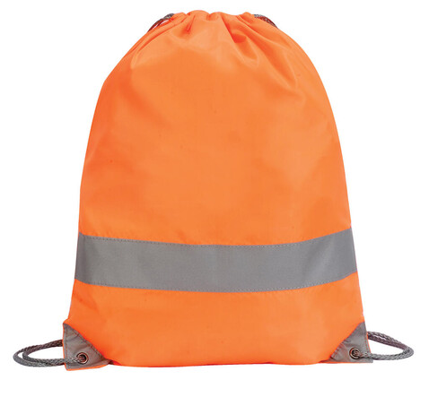 Shugon Stafford Hi-vis Drawstring Tote, Hi-Vis Orange, One Size bedrucken, Art.-Nr. 649384050
