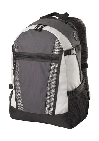 Shugon Indiana Student/ Sports Backpack, Dark Grey/Off White, One Size bedrucken, Art.-Nr. 650381530