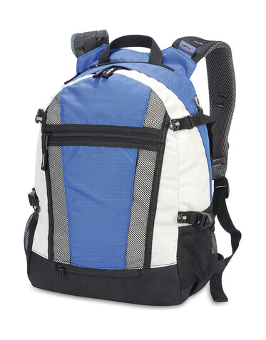 Shugon Indiana Student/ Sports Backpack, Royal/Off White, One Size bedrucken, Art.-Nr. 650383670