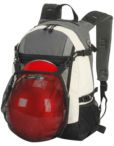 Shugon Indiana Student/ Sports Backpack, Dark Grey/Off White, One Size bedrucken, Art.-Nr. 650381530