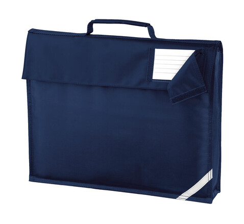 Quadra Junior Book Bag, Navy, One Size bedrucken, Art.-Nr. 651302000