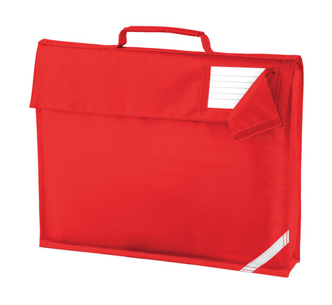 Quadra Junior Book Bag, Red, One Size bedrucken, Art.-Nr. 651304000