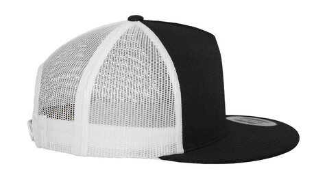 Flexfit Classic Trucker 2-Tone, Black/White, One Size bedrucken, Art.-Nr. 653681500