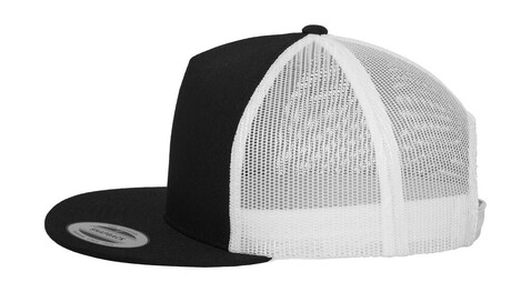 Flexfit Classic Trucker 2-Tone, Black/White, One Size bedrucken, Art.-Nr. 653681500
