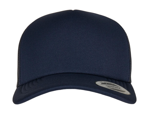 Flexfit Classic Curved Visor Foam Trucker Cap, Navy, One Size bedrucken, Art.-Nr. 654682000