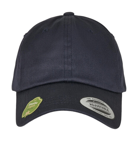Flexfit Low Profile Organic Cotton Cap, Dark Navy, One Size bedrucken, Art.-Nr. 656682040