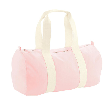 Westford Mill EarthAware™ Organic Barrel Bag, Pastel Pink, One Size bedrucken, Art.-Nr. 658284040