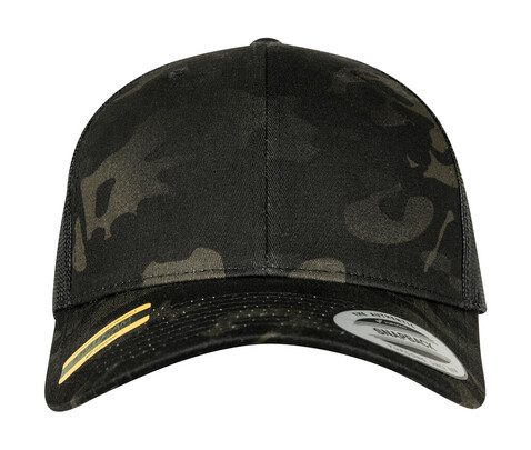 Flexfit Retro Trucker Multicam®, Multicam Black, One Size bedrucken, Art.-Nr. 661681110 Flexfit Retro Trucker Multicam®, Multicam Black, One Size bedrucken, Art.-Nr. 661681110