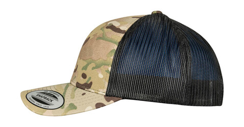 Flexfit Retro Trucker Multicam®, Multicam Alpine, One Size bedrucken, Art.-Nr. 661680010
