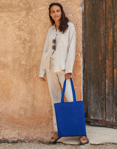 Westford Mill Organic Premium Cotton Tote, White, One Size bedrucken, Art.-Nr. 662280000