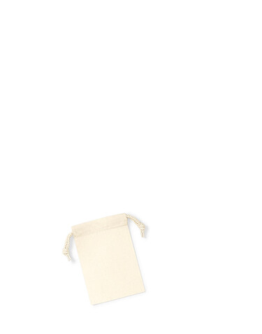 Westford Mill Organic Premium Cotton Stuff Bag, Natural, S bedrucken, Art.-Nr. 663280083