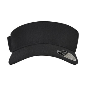 Flexfit 110 Visor Cap, Black, One Size bedrucken, Art.-Nr. 663681010