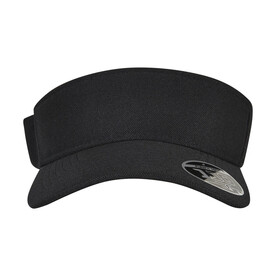 Flexfit 110 Visor Cap, Black, One Size bedrucken, Art.-Nr. 663681010