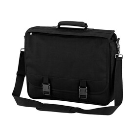 Quadra Allround Briefcase, Black, One Size bedrucken, Art.-Nr. 665301010