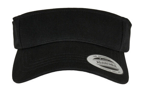 Flexfit Curved Visor Cap, Black, One Size bedrucken, Art.-Nr. 665681010