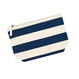Westford Mill Nautical Accessory Bag, Natural/Navy, One Size bedrucken, Art.-Nr. 669280600 Westford Mill Nautical Accessory Bag, Natural/Navy, One Size bedrucken, Art.-Nr. 669280600