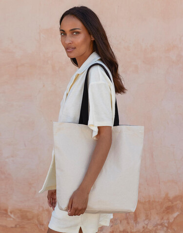 Westford Mill Fairtrade Camden Shopper, Light Grey, One Size bedrucken, Art.-Nr. 671281380