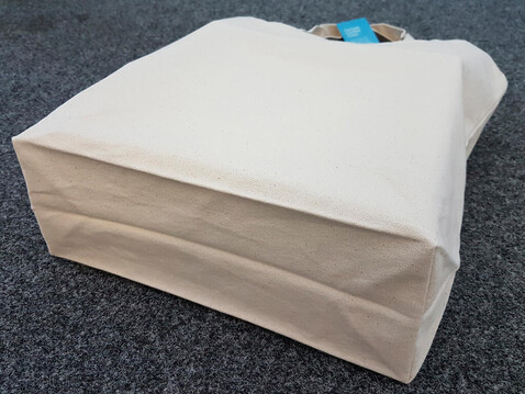 Westford Mill Fairtrade Camden Shopper, Natural/Black, One Size bedrucken, Art.-Nr. 671280560