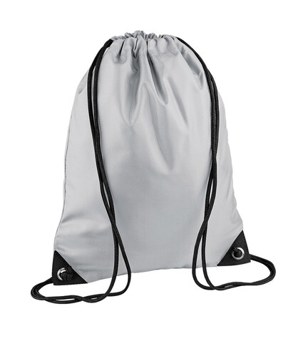 Bag Base Premium Gymsac, Light Grey, One Size bedrucken, Art.-Nr. 671291380