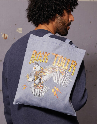 SG ACCESSORIES - BAGS Recycled Cotton/Polyester Tote LH, Grey Heather, One Size bedrucken, Art.-Nr. 671571620 SG ACCESSORIES - BAGS Recycled Cotton/Polyester Tote LH, Grey Heather, One Size bedrucken, Art.-Nr. 671571620