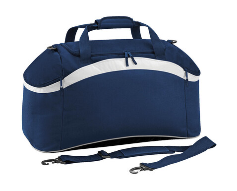 Bag Base Teamwear Holdall, French Navy/White, One Size bedrucken, Art.-Nr. 672292500