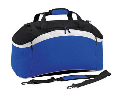 Bag Base Teamwear Holdall, Bright Royal/Black/White, One Size bedrucken, Art.-Nr. 672293850