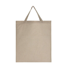 SG ACCESSORIES - BAGS Recycled Cotton/Polyester Tote SH, Natural Heather, One Size bedrucken, Art.-Nr. 672570140