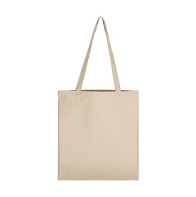 SG ACCESSORIES - BAGS Premium Canvas Organic Tote LH, Natural, One Size bedrucken, Art.-Nr. 673570080
