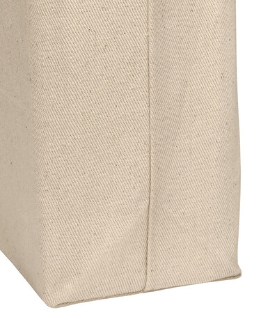 SG ACCESSORIES - BAGS Canvas Wide Shopper LH, Black, XL (49x39x12cm) bedrucken, Art.-Nr. 674571012