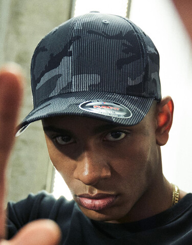 Flexfit Flexfit Camo Stripe Cap, Dark Camo, L/XL bedrucken, Art.-Nr. 675687122